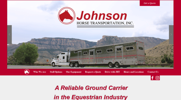 johnsonhorsetransportation.com