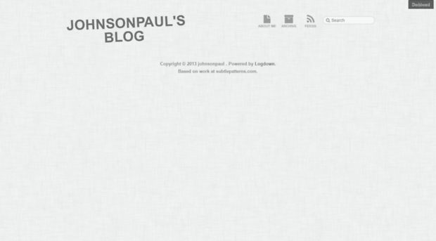 johnsonpaul-blog.logdown.com