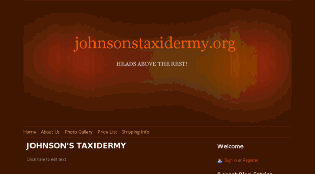 johnsonstaxidermy.org