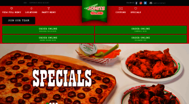 johnspizzaandsubs.com