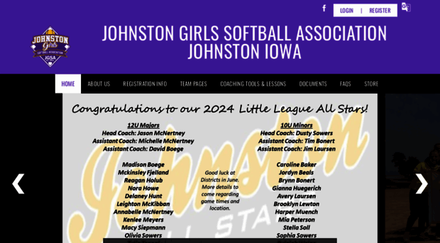 johnstongirlssoftball.org