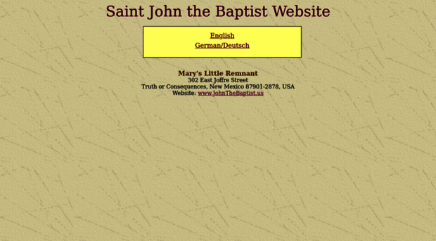 johnthebaptist.us