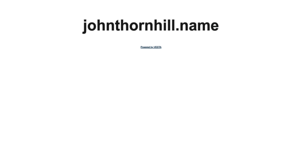 johnthornhill.name
