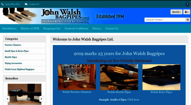 johnwalshbagpipes.com