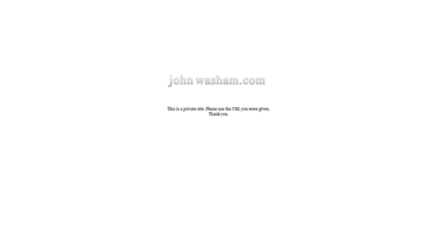 johnwasham.com