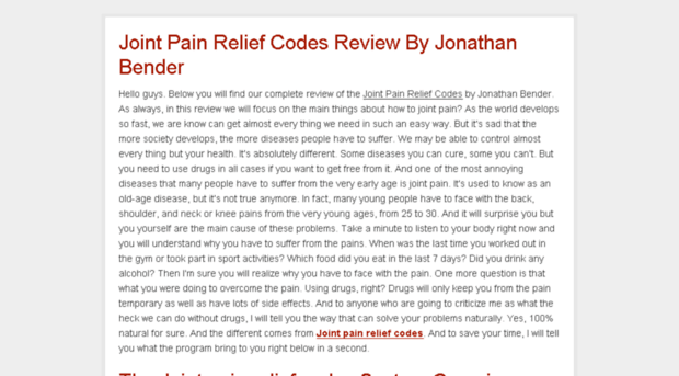 jointpainreliefcodes.reviews