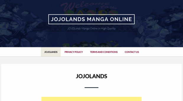 jojolandsmanga.com