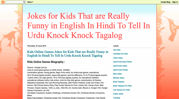 jokesforkidstotell.blogspot.in