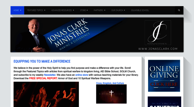 jonasclarkministries.com