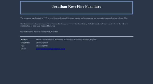 jonathanrosefinefurniture.co.uk