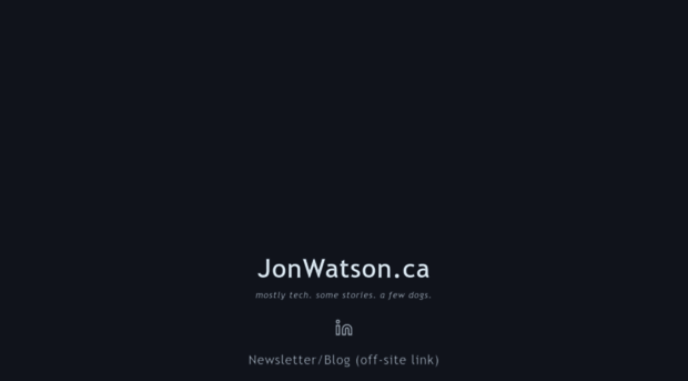 jonwatson.ca