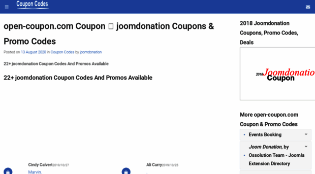 joomdonation.com.open-coupon.com