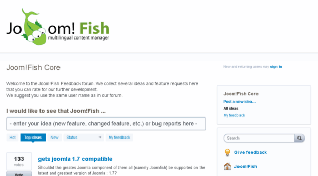 joomfish.uservoice.com