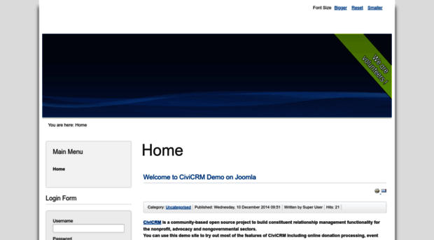 joomla.demo.civicrm.org