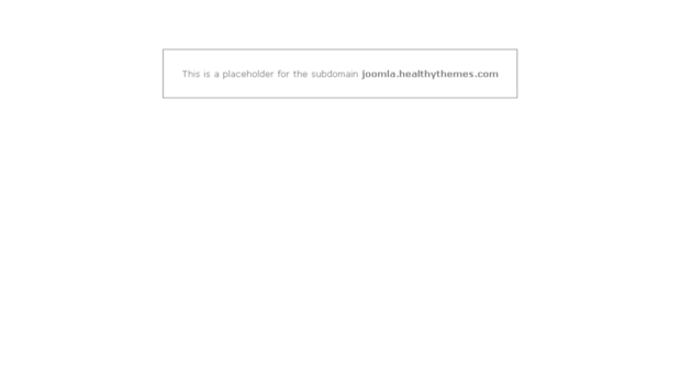 joomla.healthythemes.com