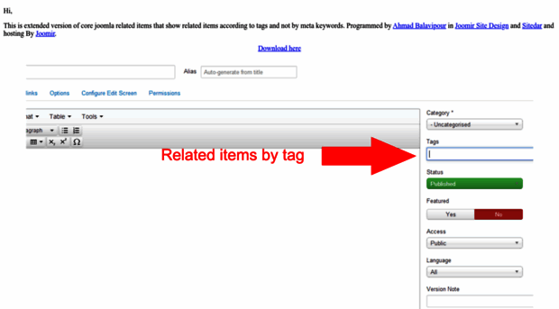 joomlarelateditem.joomir.com