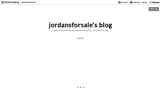 jordansforsale.hatenablog.com