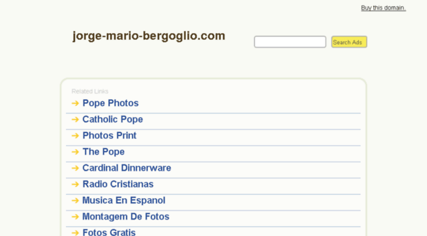 jorge-mario-bergoglio.com