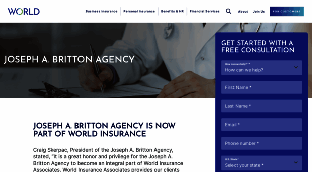 josephbrittonagency.com