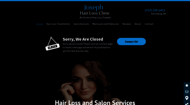 josephhairlossclinic.com