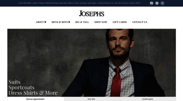 josephsmenstore.com