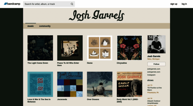 joshgarrels.bandcamp.com