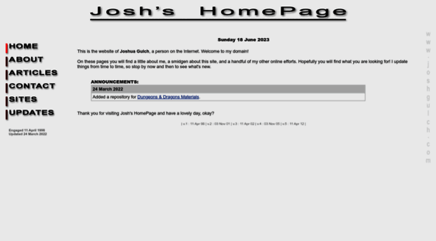 joshgulch.com