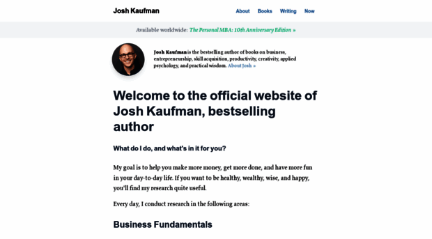 joshkaufman.net