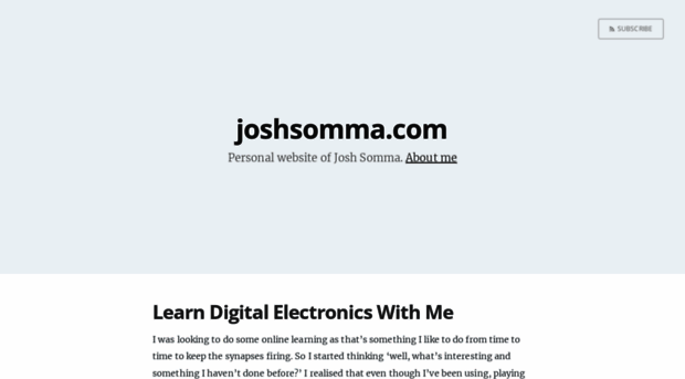 joshsomma.com