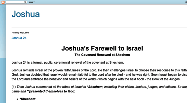 joshua-biblestudy.blogspot.com