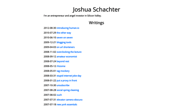 joshua.schachter.org