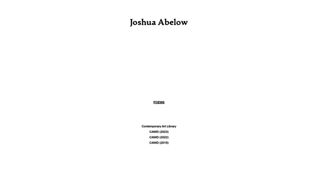 joshuaabelow.com