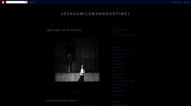 joshuawildman.blogspot.com