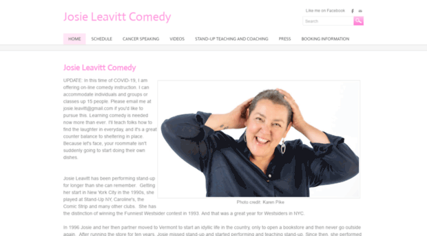 josieleavittcomedy.com