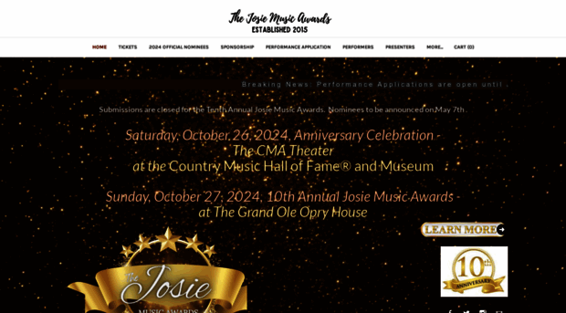 josiemusicawards.com