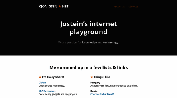 jostein.kjonigsen.net