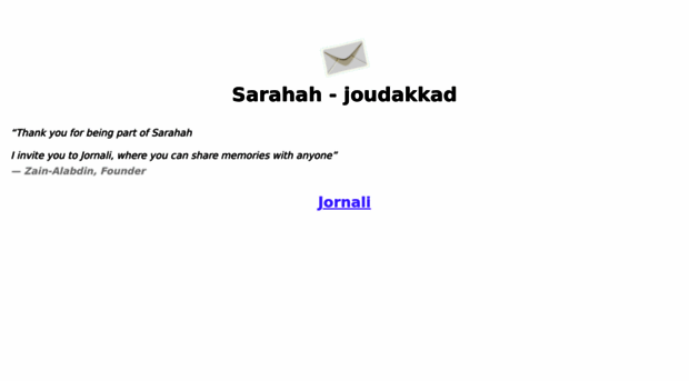 joudakkad.sarahah.com