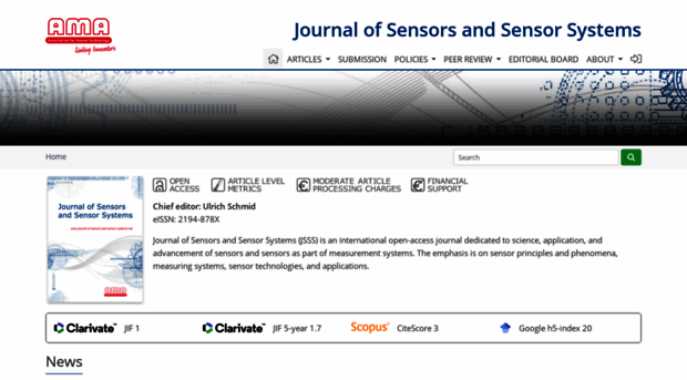 journal-of-sensors-and-sensor-systems.net