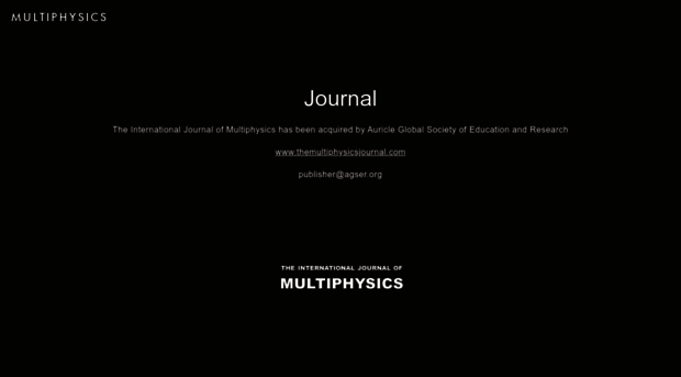 journal.multiphysics.org