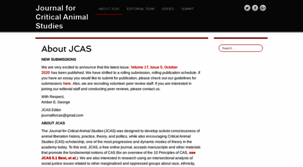 journalforcriticalanimalstudies.org