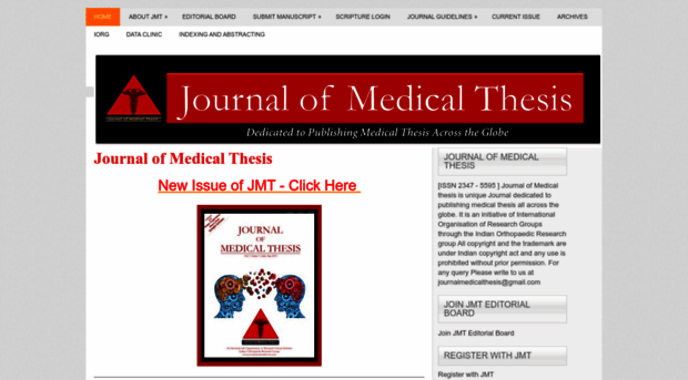 journalmedicalthesis.com