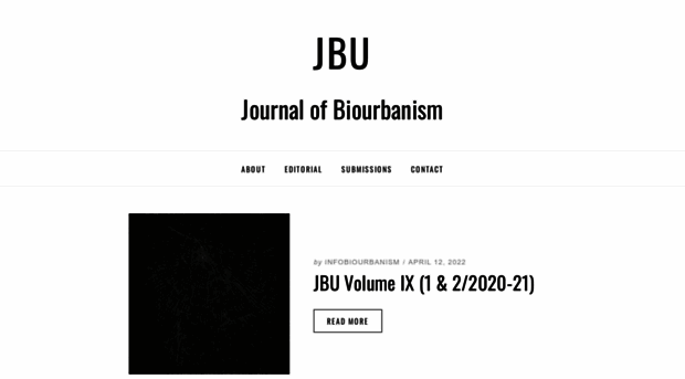 journalofbiourbanism.org