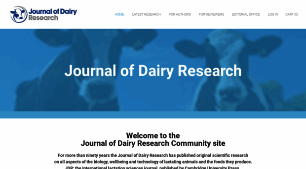 journalofdairyresearch.org