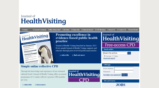 journalofhealthvisiting.com