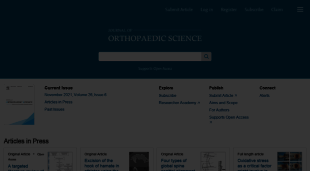 journaloforthopaedicscience.com