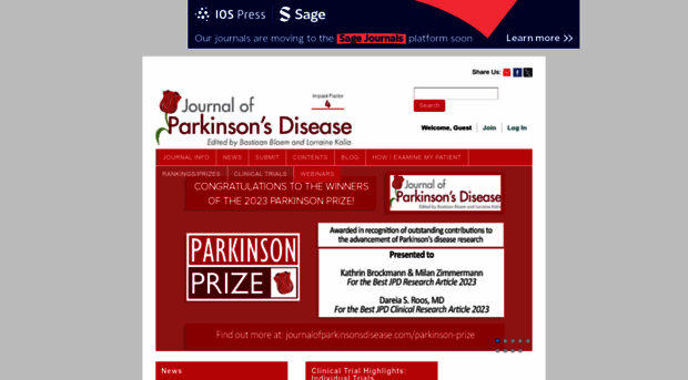 journalofparkinsonsdisease.com