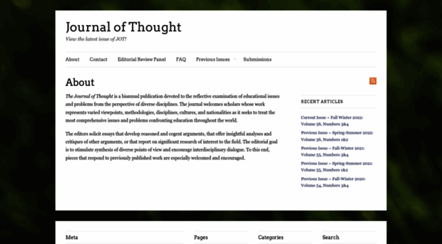 journalofthought.com