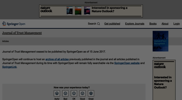 journaloftrustmanagement.springeropen.com
