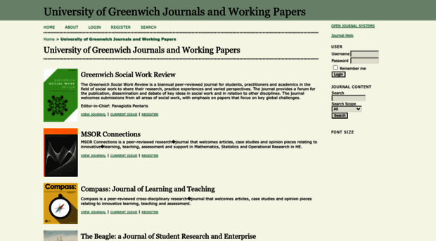 journals.gre.ac.uk