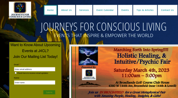 journeysforconsciousliving.com